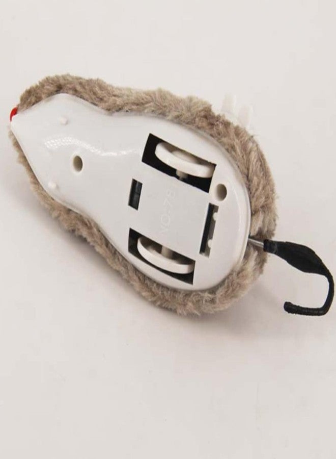 Munmoll Cute Clockwork Mouse Toys 1 PCS Moving Mouse Toy for Pet Cat Outdoor Kitten Playing Rat Toys for Cat Dogs Kids (Gray Color) - Image 5